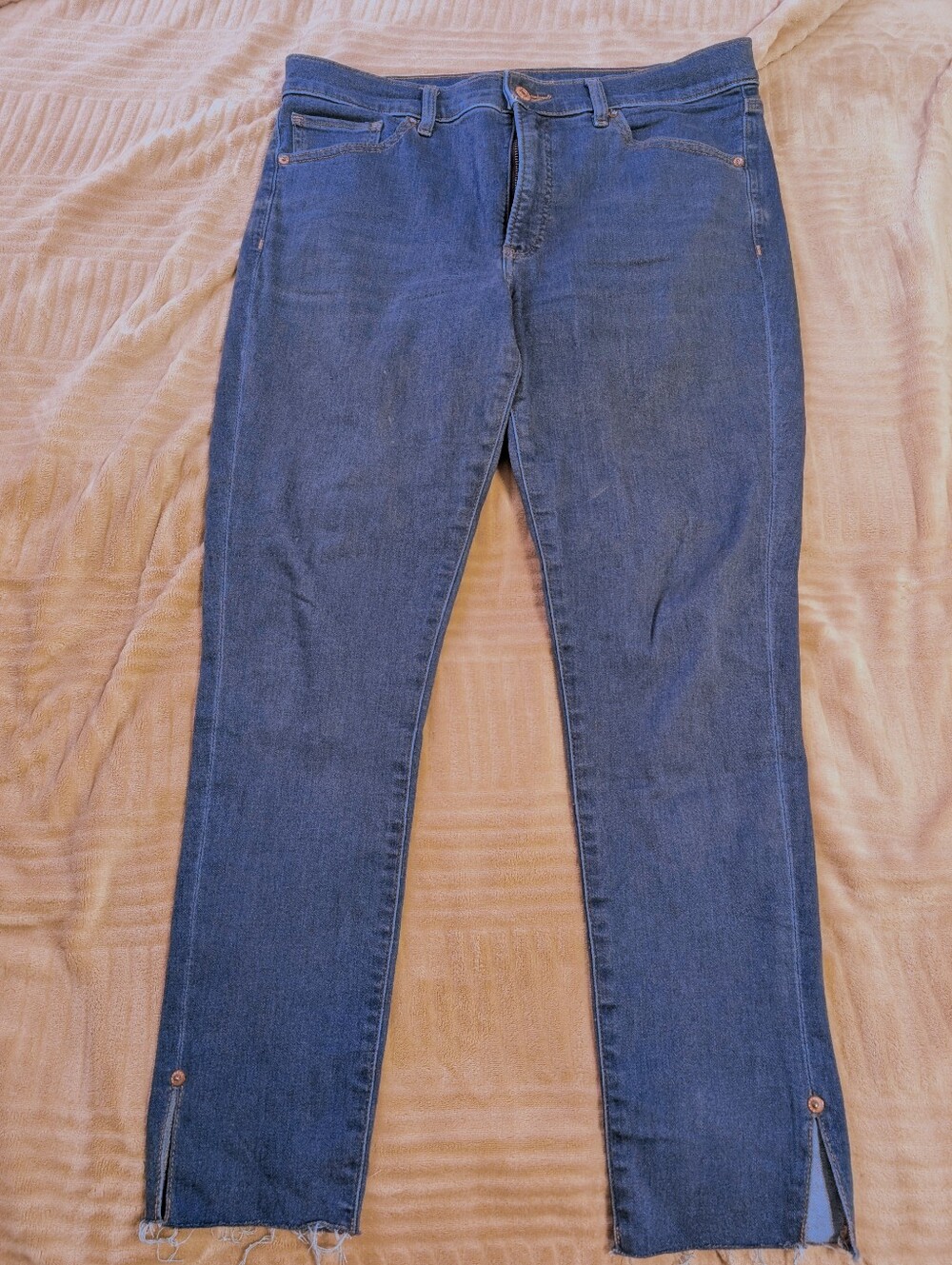 Classic Dark Blue Express 12R Women's Skinny Mid Rise Jeans